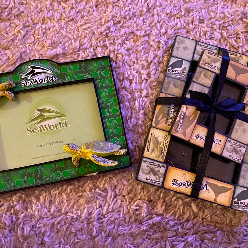 New SeaWorld photo frames